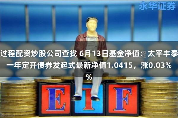 过程配资炒股公司查找 6月13日基金净值：太平丰泰一年定开债券发起式最新净值1.0415，涨0.03%
