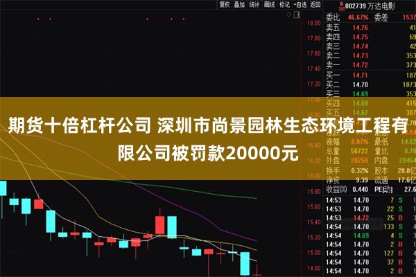 期货十倍杠杆公司 深圳市尚景园林生态环境工程有限公司被罚款20000元
