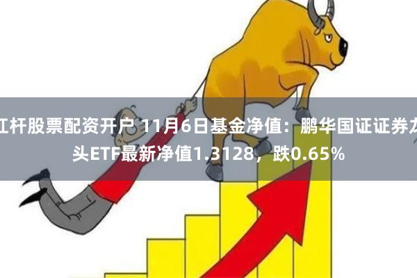 杠杆股票配资开户 11月6日基金净值：鹏华国证证券龙头ETF最新净值1.3128，跌0.65%