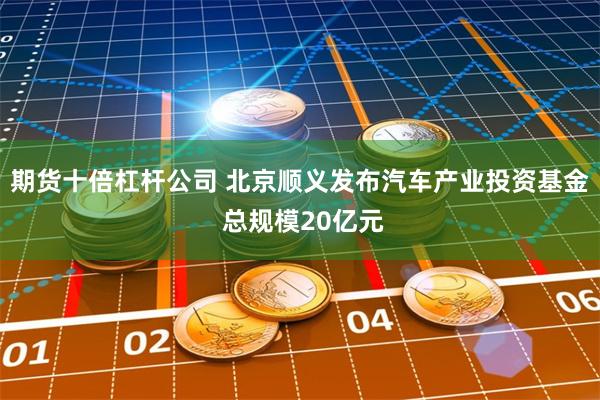 期货十倍杠杆公司 北京顺义发布汽车产业投资基金 总规模20亿元